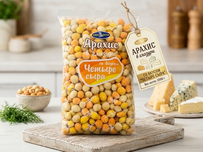 Арахис в глазури со вкусом Четыре сыра