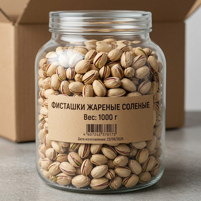 Фисташка жареная соленая крупная  (американка)