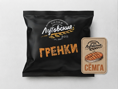 Гренки лутовские вкус семги